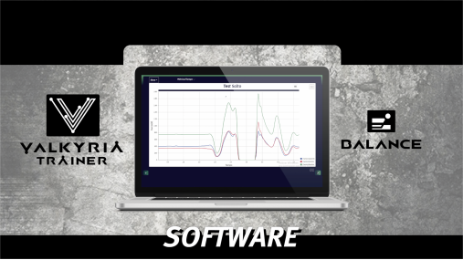 Software Valkyria Trainer BALANCE (Plataformas de Fuerza) (DUAL 1000 hz)